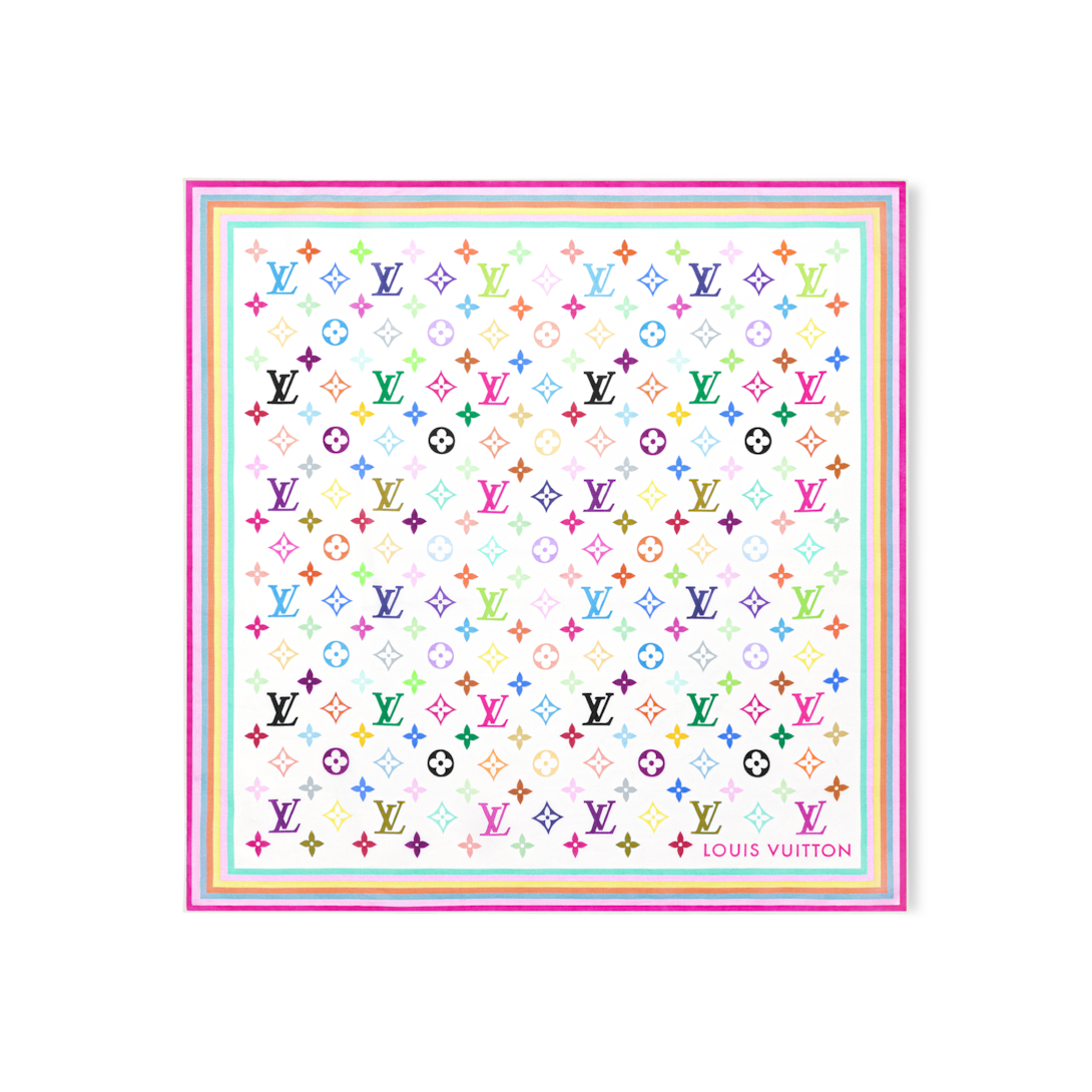 LV x TM Monogram Multicolor Square 55 . - Luxury Accessories